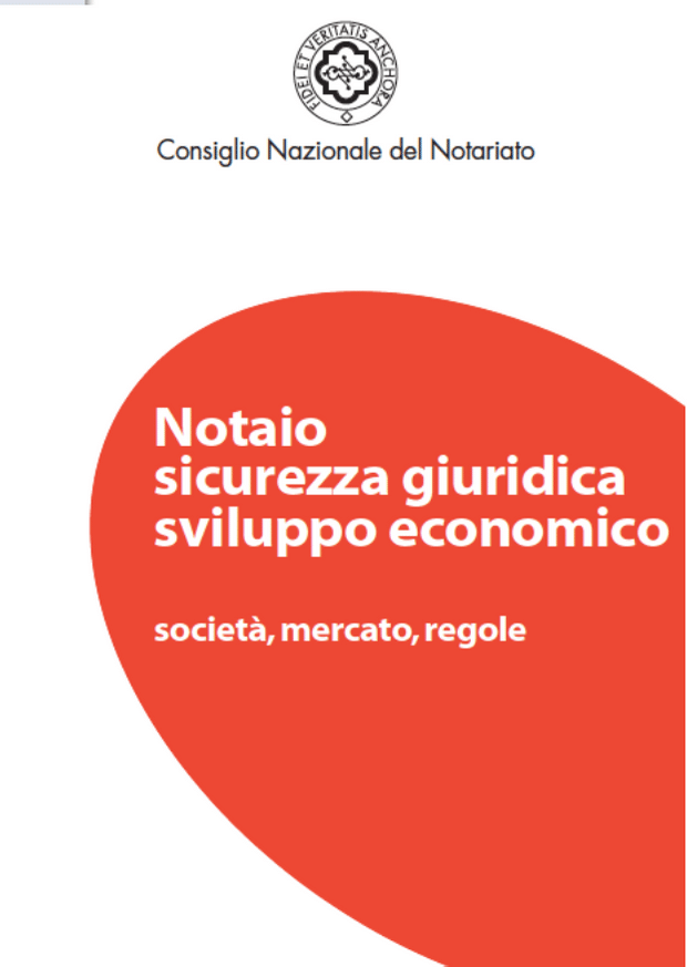 Copertina guida Notaio sicurezza giuridica sviluppo economico